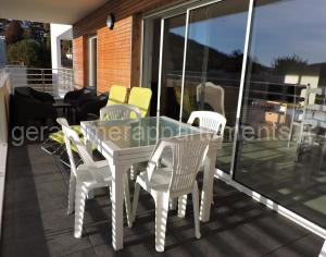 appartement avec balcon terrasse plein sud proche lac et centre ville wifi à Gérardmer
