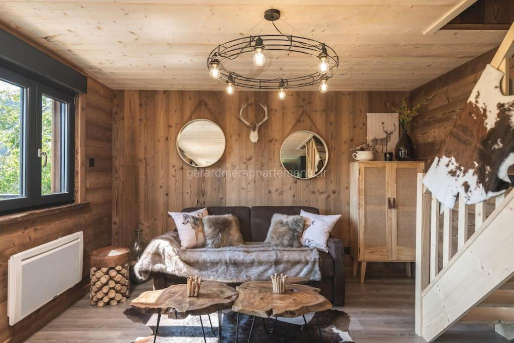 Photo de Charmant chalet cosy & paisible en pleine nature - refuge idyllique pour 5p